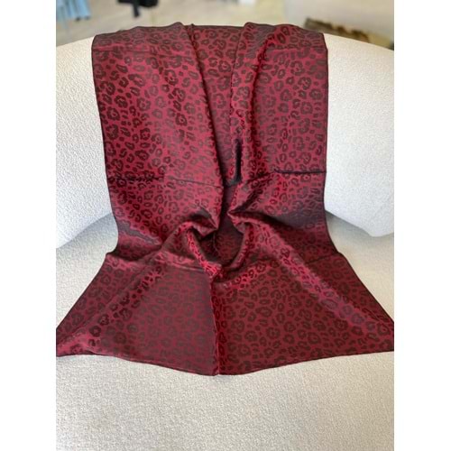 İPEKSELİ LEOPAR DESEN JAKAR ŞAL - 1