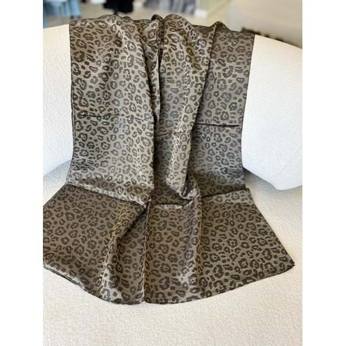 İPEKSELİ LEOPAR DESEN JAKAR ŞAL - 2