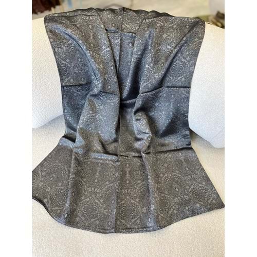 İPEKSELİ KENDİNDEN DESENLİ JAKARLI ŞAL - 4