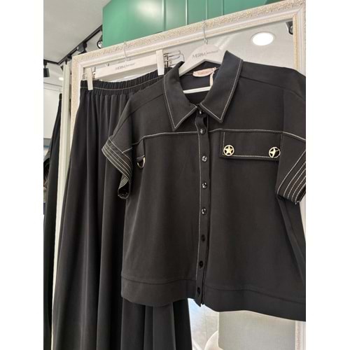 VATKATEX LİYOSEL CUPRA YELEKLİ ETEKLİ TAKIM