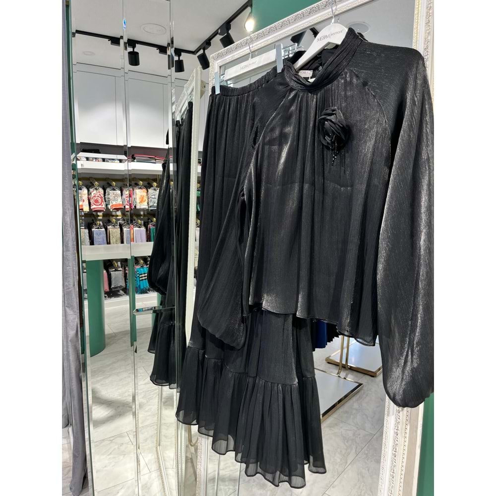 MARCHA JAKARLI ETEKLİ TAKIM - SİYAH - 38