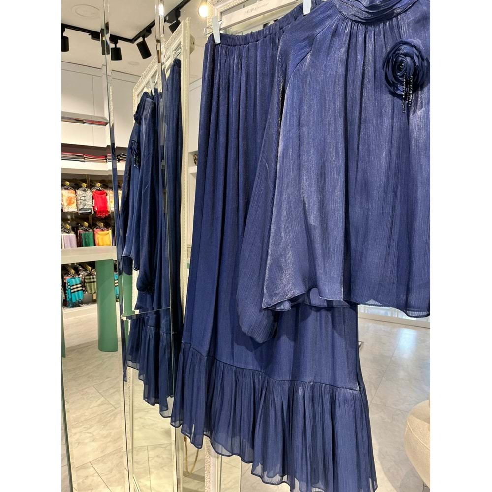 MARCHA JAKARLI ETEKLİ TAKIM - LACİVERT - 38