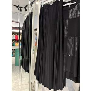 CLEMENCE ETEKLİ TAKIM - SİYAH - 48