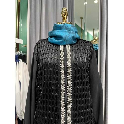 SELİNADA FİLE CEKET - SİYAH - 38