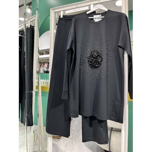 ZAFİRA ELLİE İKİLİ TAKIM - SİYAH - 2