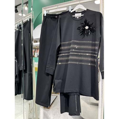 ZAFİRA CARLEEN İKİLİ TAKIM - SİYAH - 2