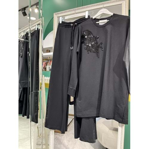 ZAFİRA KATHY İKİLİ TAKIM - SİYAH - 2