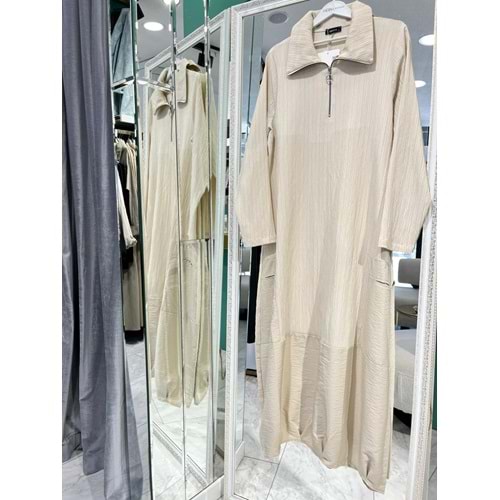 MICCA ELBİSE 251311M - BEJ - 40