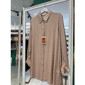 ZÜHRE GLAZE TUNİK - BEJ - 40