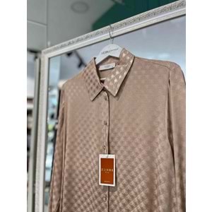 ZÜHRE GLAZE TUNİK - BEJ - 40