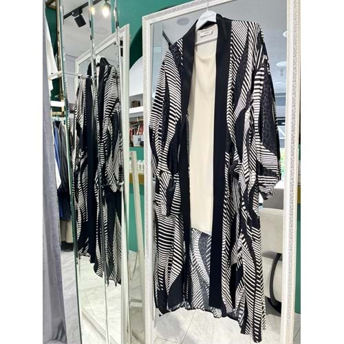 ZÜHRE CRİSP TAKIM - SİYAH-BEYAZ - 3