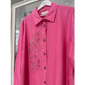 YELDA ÇİLEK TUNİK 1042 - PEMBE - 2