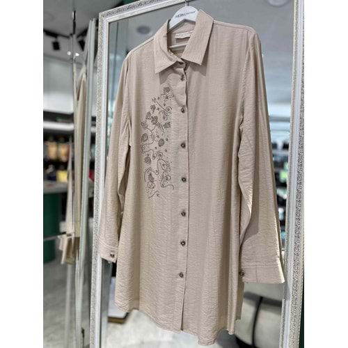 YELDA ÇİLEK TUNİK 1042 - BEJ - 3