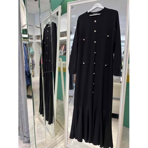 EBRU ALTAŞ BEYOND ELBİSE - SİYAH - 1