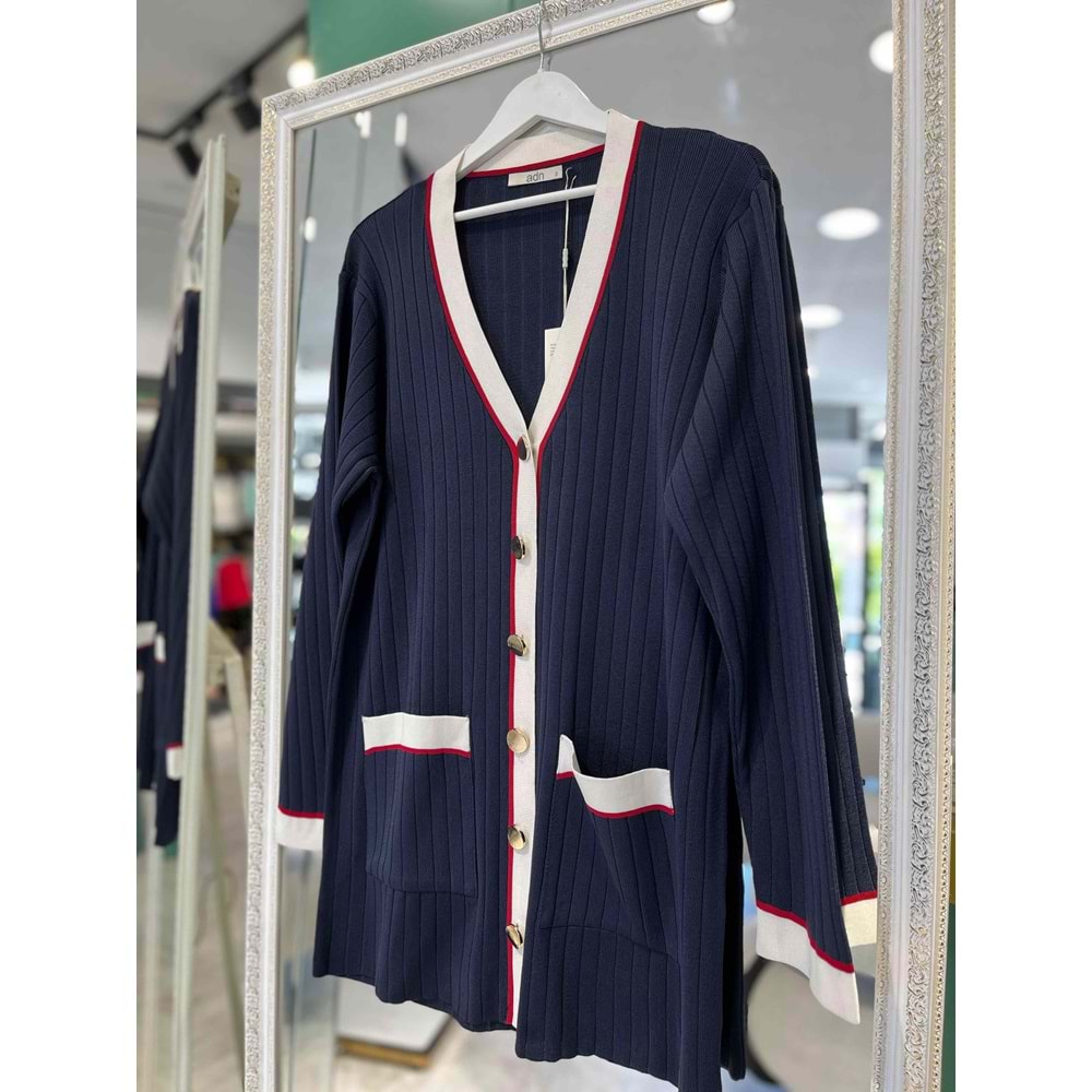 ADN TRİKO HIRKA - LACİVERT - 2