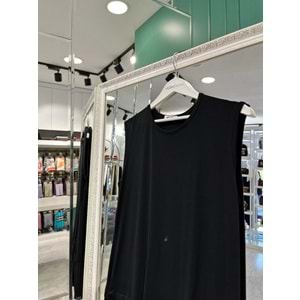 MELİS İÇLİK PİLİSELİ SIFIR KOLLU - SİYAH - STANDART