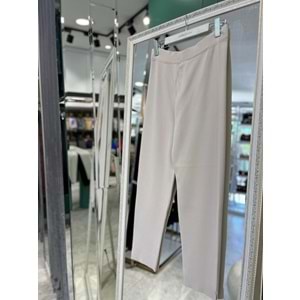 MISSEMRAMISS ÇELİK ÖRGÜ TRİKO PANTOLON - BEJ - 2
