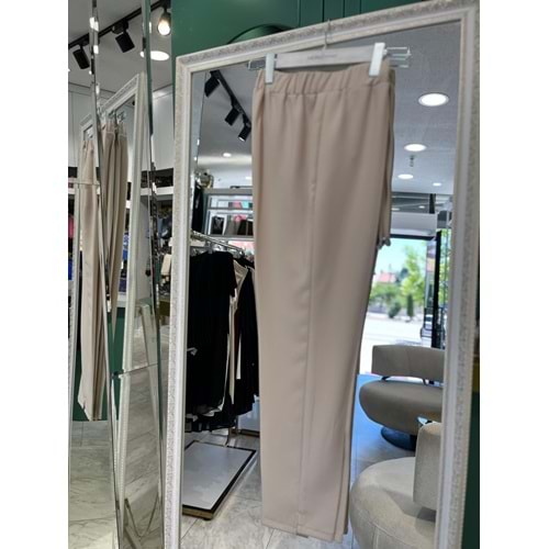 HÜMA KUMAŞ PANTOLON - BEJ - 40