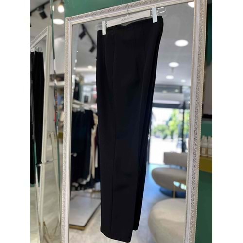 DUHAS YÜKSEK BEL PANTOLON - SİYAH - 40