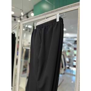 MISSEMRAMISS NERVÜRLÜ KUMAŞ PANTOLON - SİYAH - 40