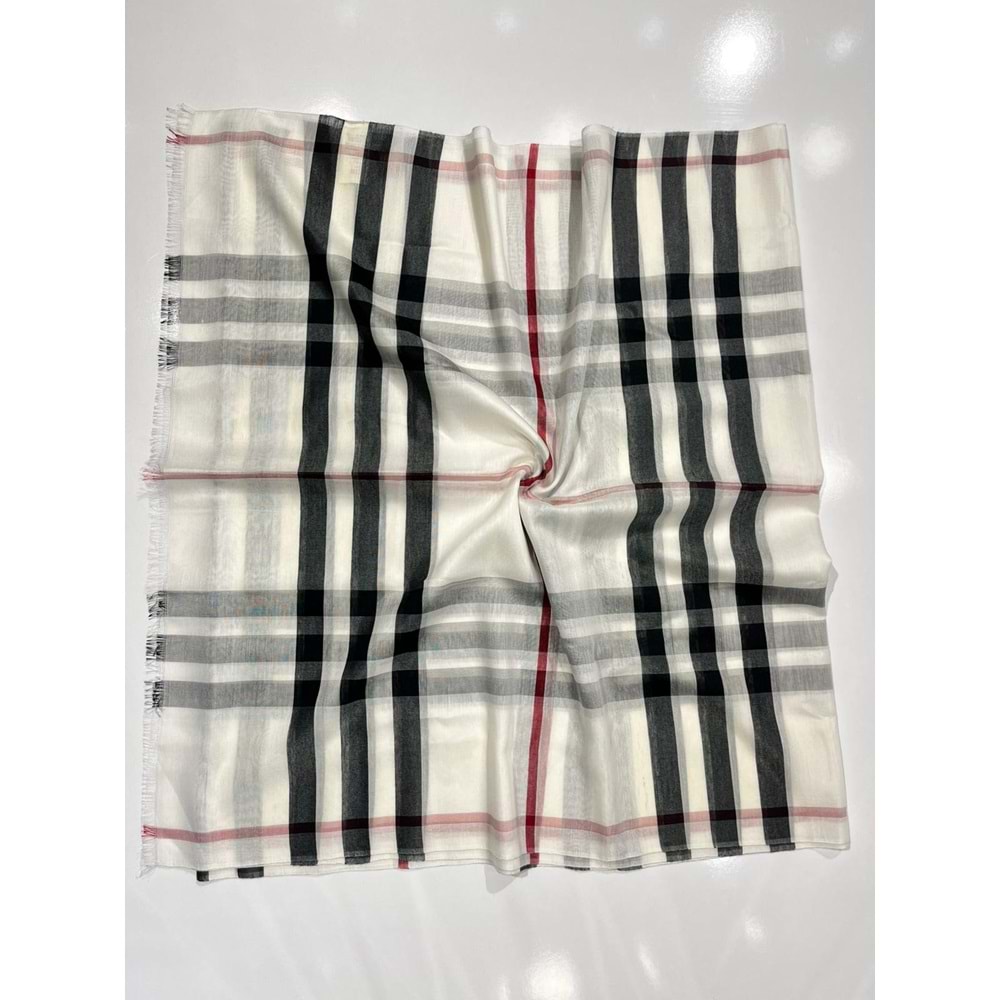 BURBERY EKOSE ŞAL SPOR SAÇAK - 8