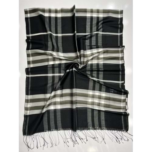 BURBERY EKOSE ŞAL UZUN SAÇAK - 5