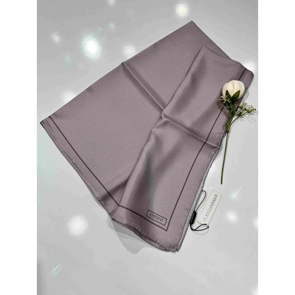İPEKEVİ DÜZ RENK EŞARP - 19