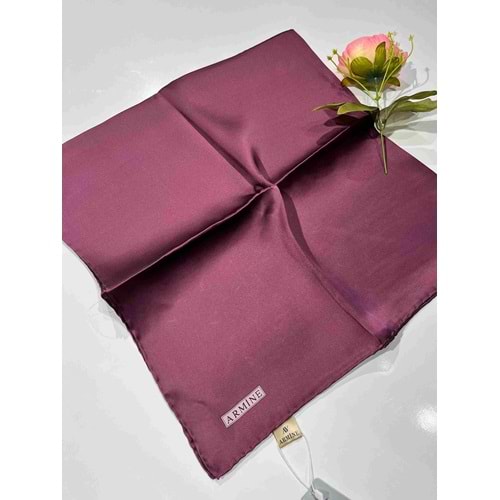 ARMİNE DÜZ RENK İPEK EŞARP - 15
