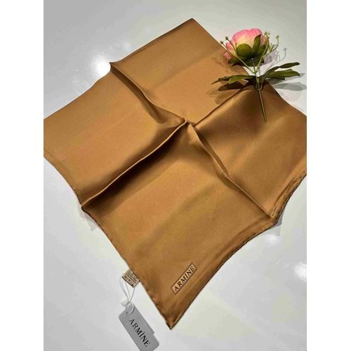 ARMİNE DÜZ RENK İPEK EŞARP - 24