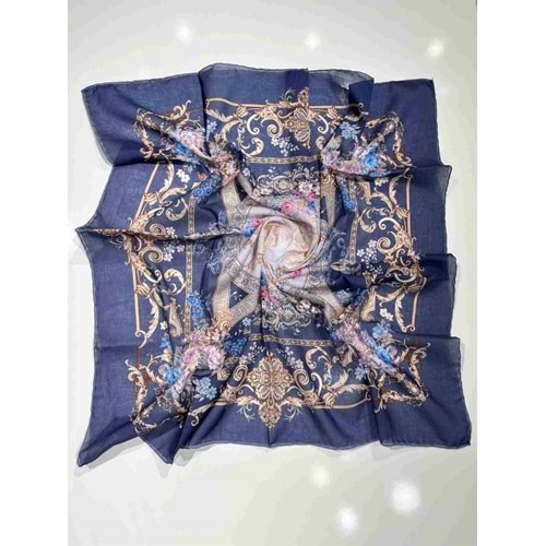 SİYANE NATUREL DESENLİ EŞARP - 15