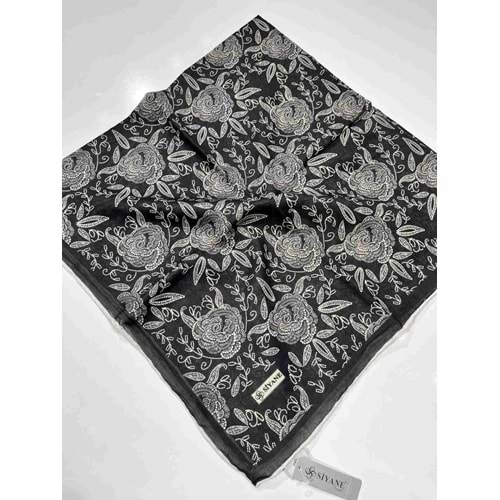 SİYANE NATUREL DESENLİ EŞARP - 16