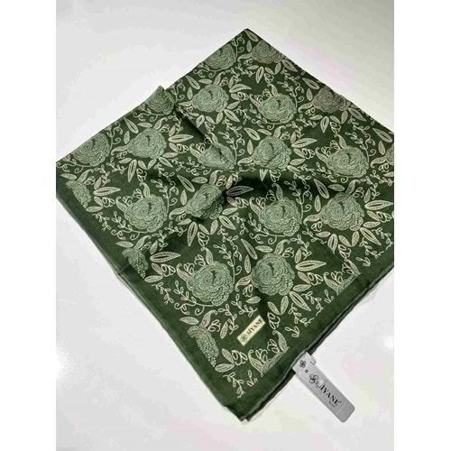 SİYANE NATUREL DESENLİ EŞARP - 18