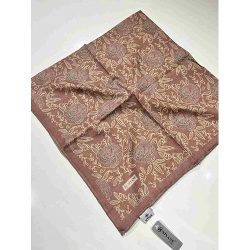 SİYANE NATUREL DESENLİ EŞARP - 22