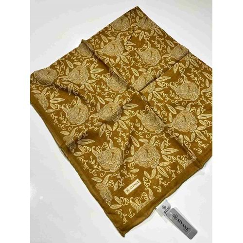 SİYANE NATUREL DESENLİ EŞARP - 27