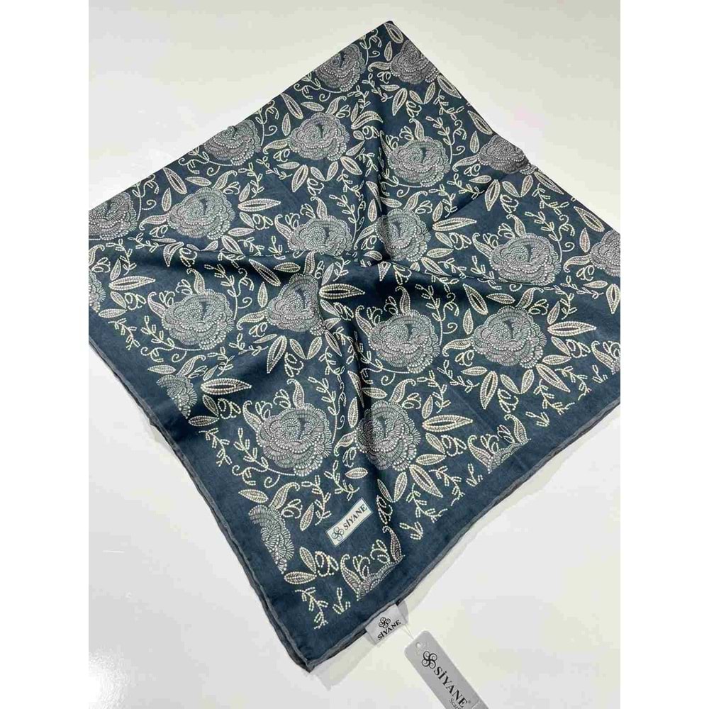 SİYANE NATUREL DESENLİ EŞARP