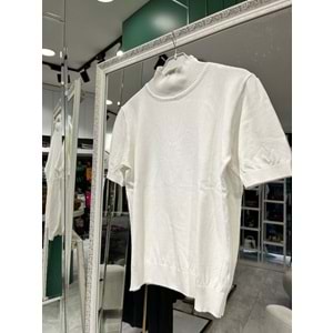 BEYS DESIGN KISA KOLLU TRİKO İÇLİK - BEYAZ