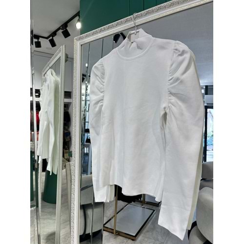 JOY IN JOY PRENSES KOL TRİKO BODY - BEYAZ - STANDART
