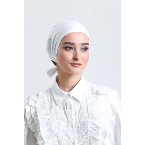 QUEENLY PENYE BONE - BEYAZ