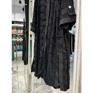 ADN TÜLLÜ KAP - SİYAH - 4