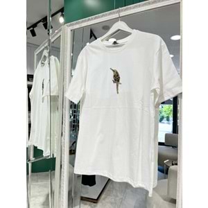 MRM KUŞLU TİŞÖRT - BEYAZ - S