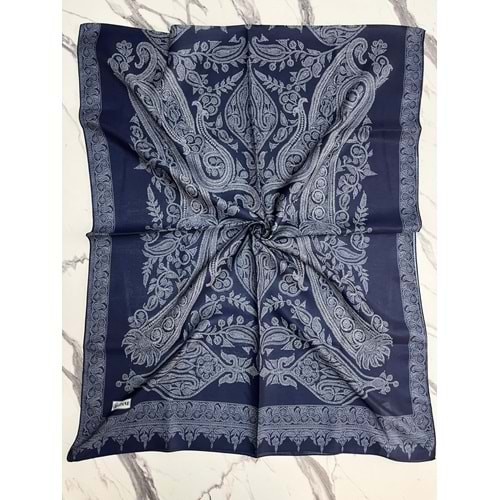 SİYANE ŞAL DESEN PAMUKLU ŞAL