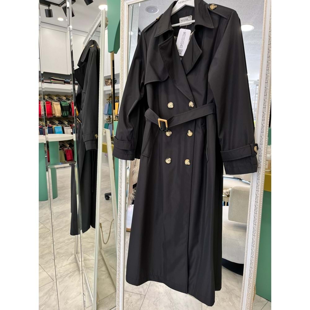 MRM TRENÇKOT SPOR TARZ 4049 - SİYAH - L