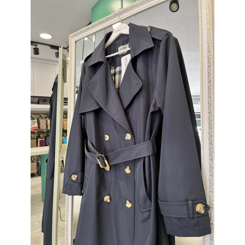 MRM TRENÇKOT SPOR TARZ 4049 - LACİVERT - M