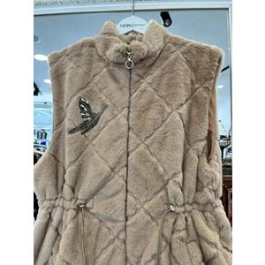 SZN ANGORA YELEK - CAMEL - 2
