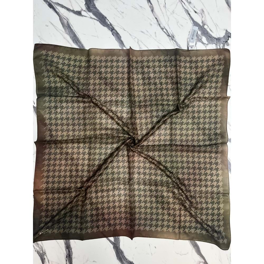 SİYANE PAMUK EŞARP KAZAYAĞI DESEN 4 - 4