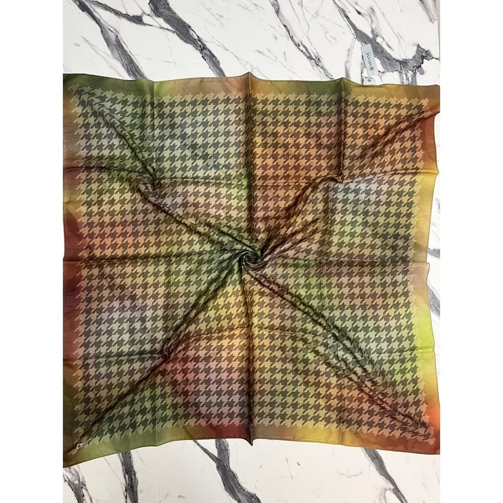 SİYANE PAMUK EŞARP KAZAYAĞI DESEN 4 - 15