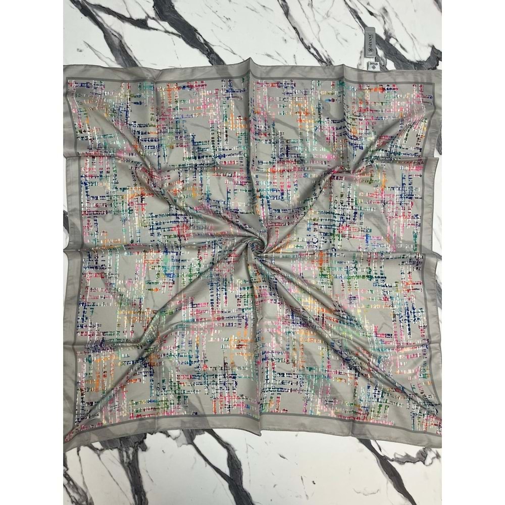 SİYANE PAMUK EŞARP DESEN 5 - 5