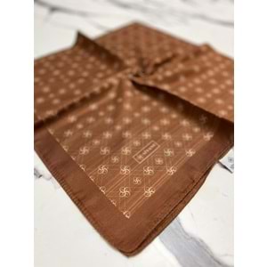 SİYANE MONOGRAM PAMUK EŞARP - 10