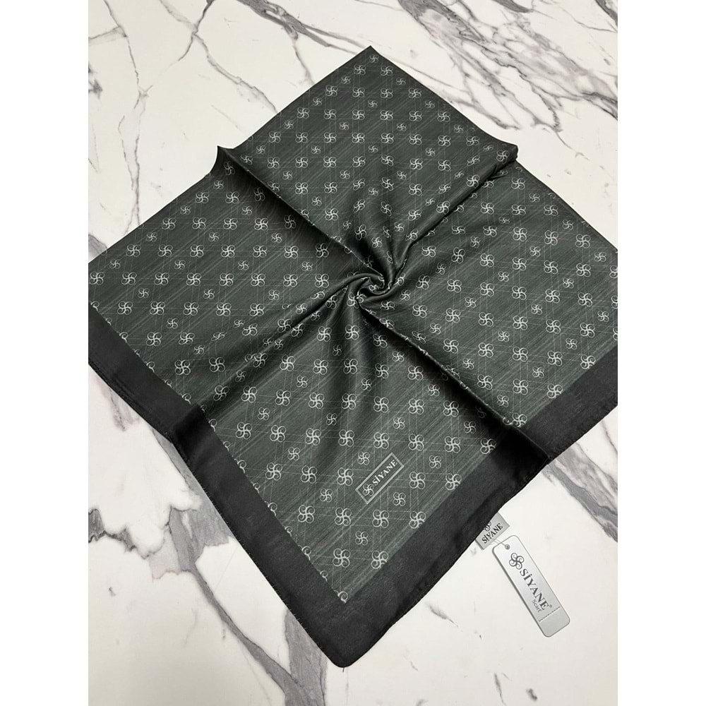 SİYANE MONOGRAM PAMUK EŞARP - 11