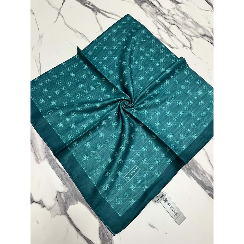 SİYANE MONOGRAM PAMUK EŞARP - 13